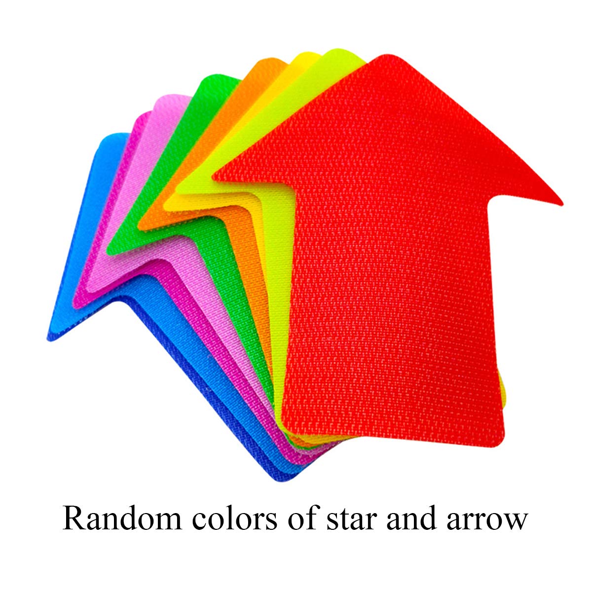 42 pcs Carpet Spot Marker, Kids Games Floor Sit Spot Circles Mark It Sitting Dots Carpet Spot Markers, Stars Shape Carpet Spot Markers for Kids Games, Classroom, Kindergarten, 6 Bright Colors