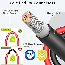 JXMXRPV Solar Connectors for 2-3-4-6-8 Solar