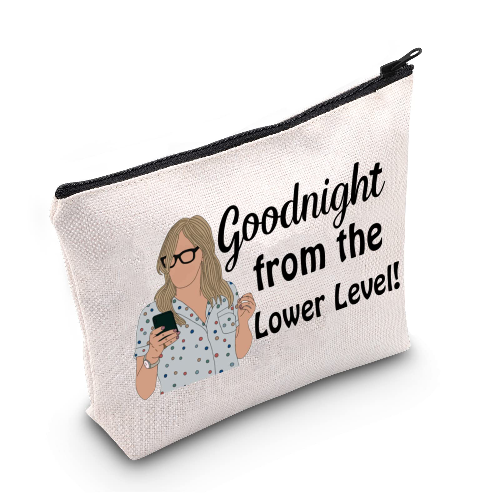 LEVLO Funny Housewives Gifts Goodnight from the Lower Level Makeup Bags Housewives Party Gifts, Lower Level