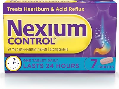 Nexium Control 20 mg 7 Gastro-Resistant Esomeprazole Tablets