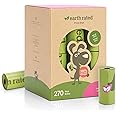 Earth Rated Dog Poop Bags, Extra Thick and Strong Poop Bags for Dogs, Guaranteed Leak-proof, 15 Doggy Bags Per Roll, Each Dog