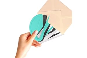 GLSGSB 6 Pack Letter Opener Envelope Slitter – Envelope Opener,Mail Opener,Wrapping Paper Cutter,Package Opener (White*2+Black*2+Blue*2)