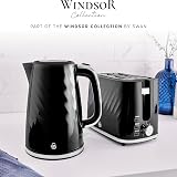 Swan Windsor Rapid Boil Kettle 1.7L 3KW Black with Filter & Cord Storage view 6
