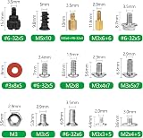 LuKaiSen 510 PCS Computer Screw Assortment Kit Standoffs #6-32 M3 M2 M5 Screws view 3