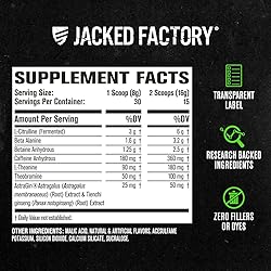 Jacked Factory NITROSURGE Pre Workout Supplement