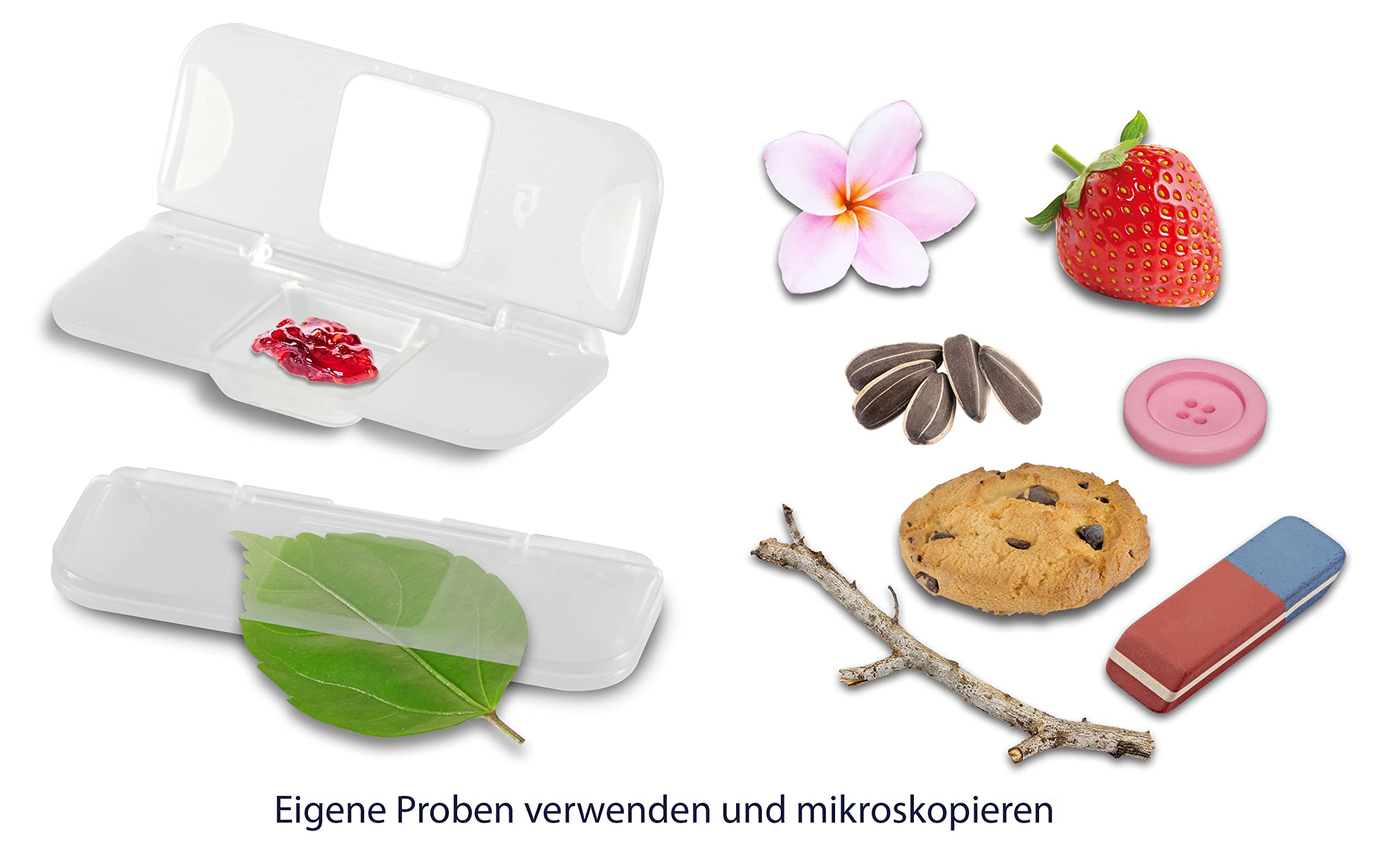 VTech Interaktives Video-Mikroskop – Bildschirm, smarte Objektträger, Audio-Fakten, Bild- und Videomaterial und Fotofunktion – Eigene Proben untersuchen und speichern – Für Kinder ab 7 Jahren 2