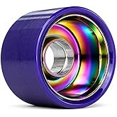 Bont Ultraglide Roller Wheels, 64x42 mm 96A, Purple, 8 Pack | 64 mm diameter, 42 mm width; 96A; indoor skating; Purple