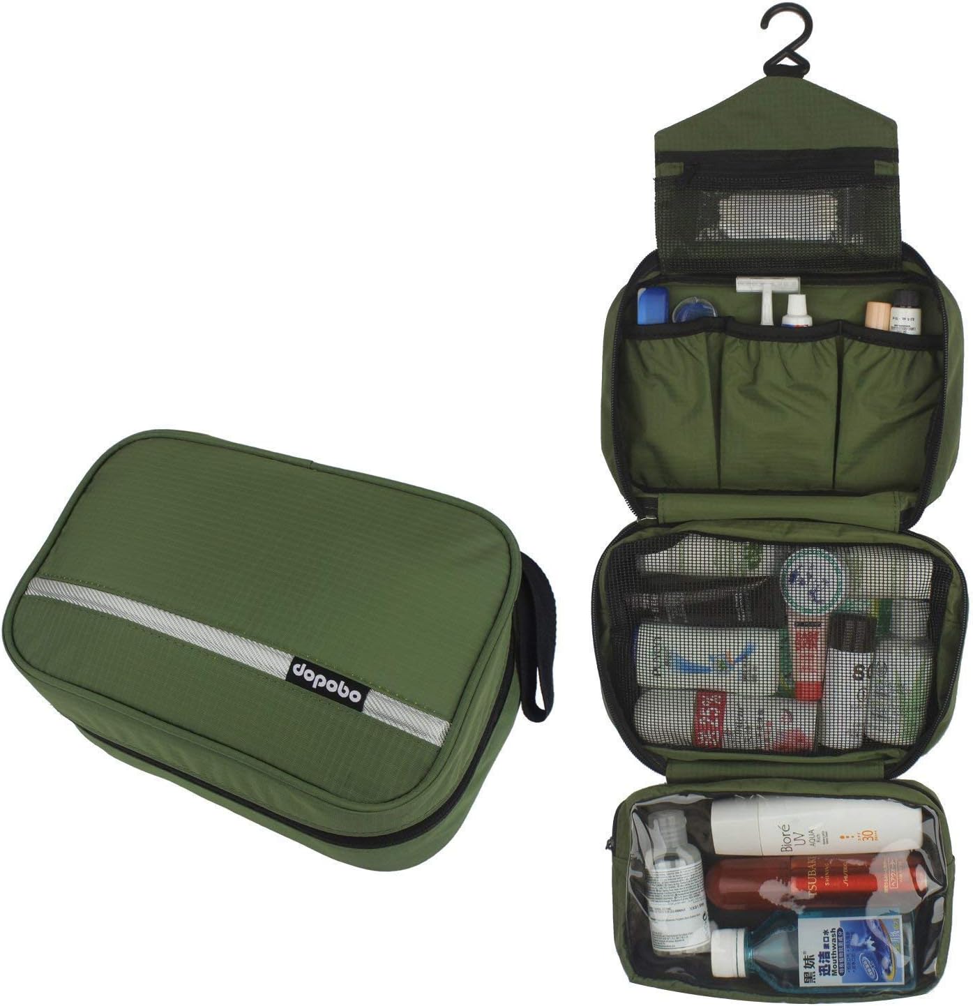 Waterproof Washbag, Dopobo Portable Hanging Wash Bag