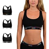 Woxer Boss Bralette for Women &ndash; Wireless, Seamless Racerback &ndash; Modal Sports Bra, Lounge, Sleep Bralette, Wireless Bra