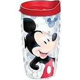 Tervis Made in USA Double Walled Disney Groovin Mickey Insulated Tumbler Cup Keeps Drinks Cold & Hot, 10oz Wavy, Classic