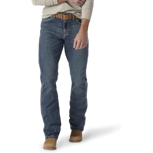 Ariat Men's Rebar M4 Durastretch Basic Boot Cut Jeans – Low Rise, Stretch Cotton Blend, 10021854