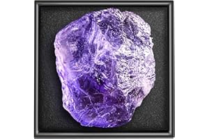 AOVILA Amethyst Raw Crystals 1.6-2" Natural Healing Stones for Tumbling Polishing DIY Witchy Home Decor Gifts