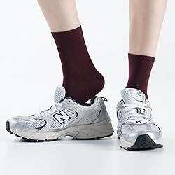 Kikiya Women's Crew Socks - 6 Pairs Comfort Fit