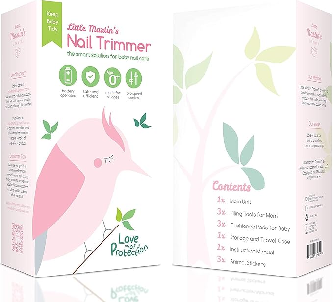 little martin's baby electric nail trimmer with light