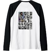 Michael Jackson 077 Back Printed Raglan Baseball Tee
