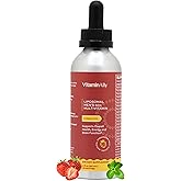 Vitaminally Liposomal Men's 50+ Liquid Multivitamin Drops | Non-GMO | Sugar Free | Gluten Free | 30 Day Supply | 3 FL Oz | Supports Brain Health, Immunity and Energy Production