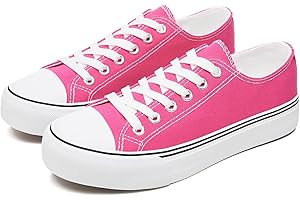 Iarus Womens Canvas Shoes Low top Sneakers for Womens Fashion Casual Shoes Walking Comfortable Shoes