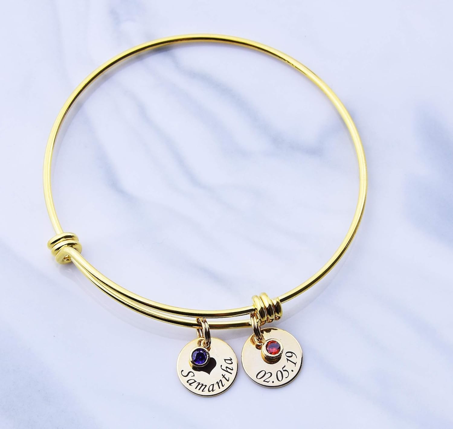 personalised bangle for mum