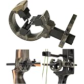 TOPARCHERY Whisker Biscuit Capture Brush Arrow Rest for Compound Bow | Compatible Recurve Bow, Left and Right Hand Compatible, Camo Hunting Target Shooting, ABS Zinc Alloy