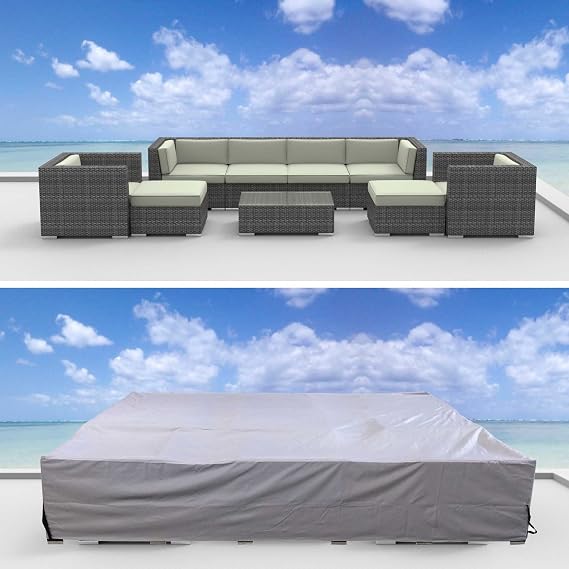 Amazon Com Urbanfurnishing Furniture Cover L Outdoor Patio Furniture Cover Garden Outdoor