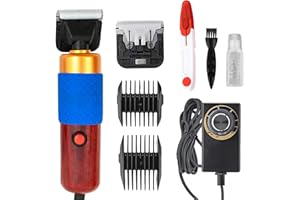 HCDMRE Carpet Trimmer Tufting Carving Tools Clippers, Electric Clippers for Rug Gun Making Kit Tools, with Blade Lubricating Oil and Shears, 200w Red
