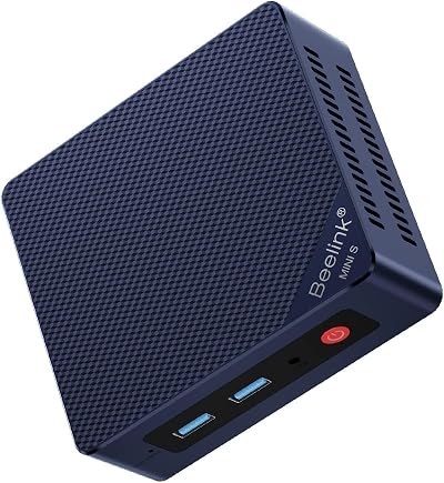 Beelink MINI S12 Mini PC N95 Alder Lake 16GB RAM 500GB SSD 4K Dual HDMI