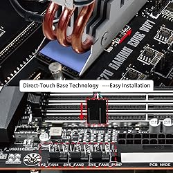 NewHail 12V M.2 2280 SSD Heatsink with 40mm PWM