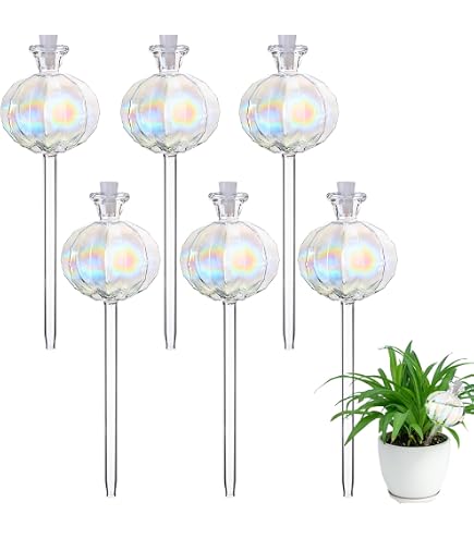 Lot 4 Globes Arrosage Automatique Nuage Verre Borosilicate - Auto-Arrosage Plantes Intérieur Extérieur