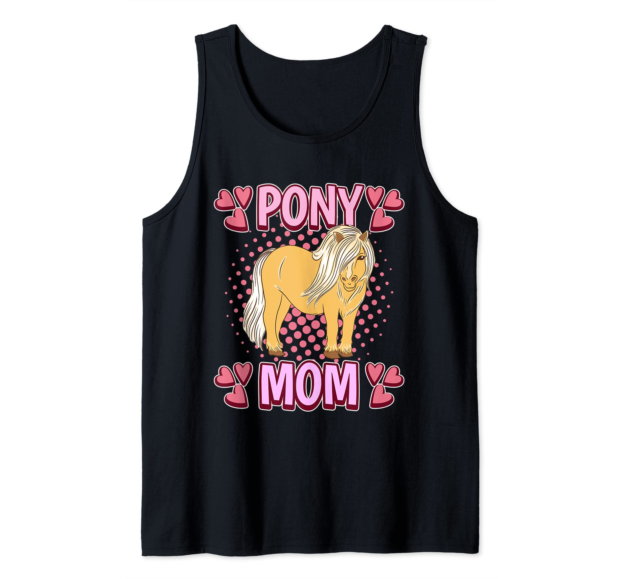 Womens Pony Mom Mommy Mother's Day Pony Tank Top