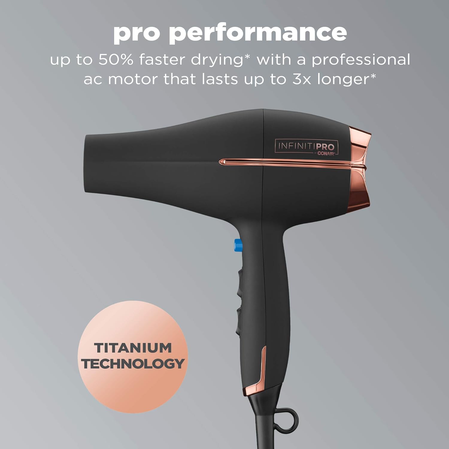 INFINITIPRO BY CONAIR 1875 Watt AC Motor Pro Hair Dryer with Ceramic Technology: Industrial & Scientific