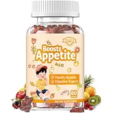 Appetite Booster Gummies for Kids Adults &ndash; Natural Blend of Hawthorn Zinc Carrot Supports Digestion Helps Increase Appetite, Promotes Healthy Eating Habits for Picky Eaters (Mixed Fruit Flavor)