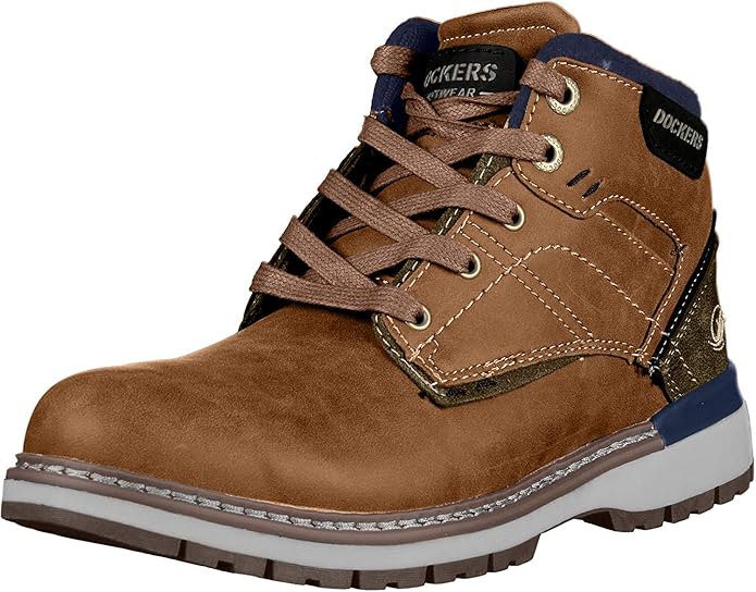 Dockers by Gerli Men's 43ad001 Combat Boots, Brown (Cognac 470), 9 UK