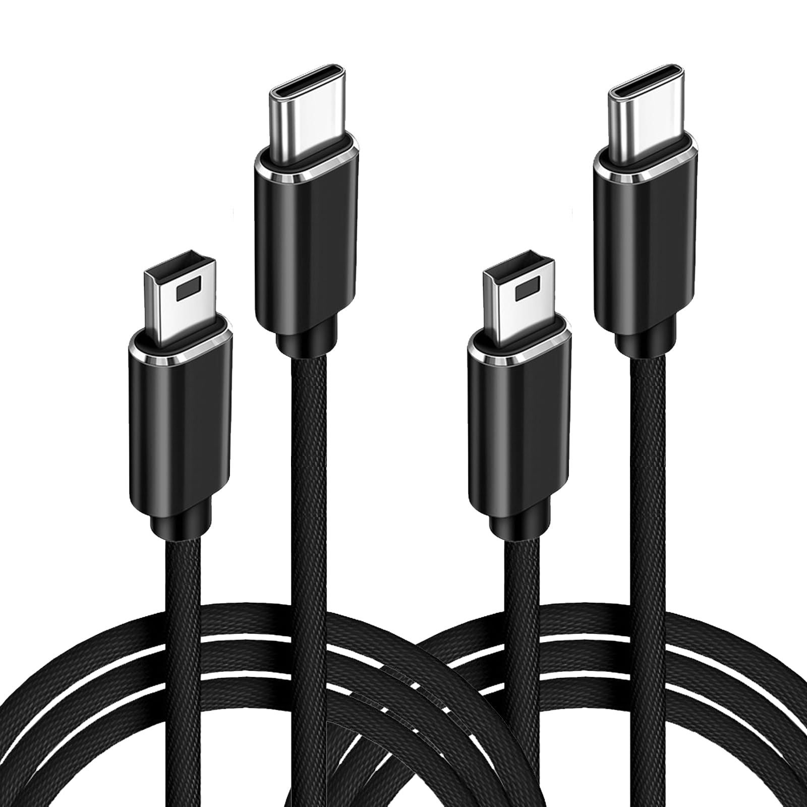 Photo 1 of 2Pack Mini USB to USB C Cable, USB C to Mini USB Cable 3.3FT,USB mini to USB c Cable Charging Cord for Game Controller, MP3 Player, Dash Cam, Digital Camera, GPS Receiver and More Mini USB Devices