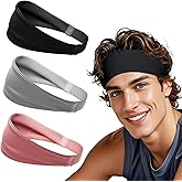 Sweatband Sports Headbands Extensible Stretchy Headband, for Women and Men Fitness Workout, Running,Yoga,Cycling, Basketball