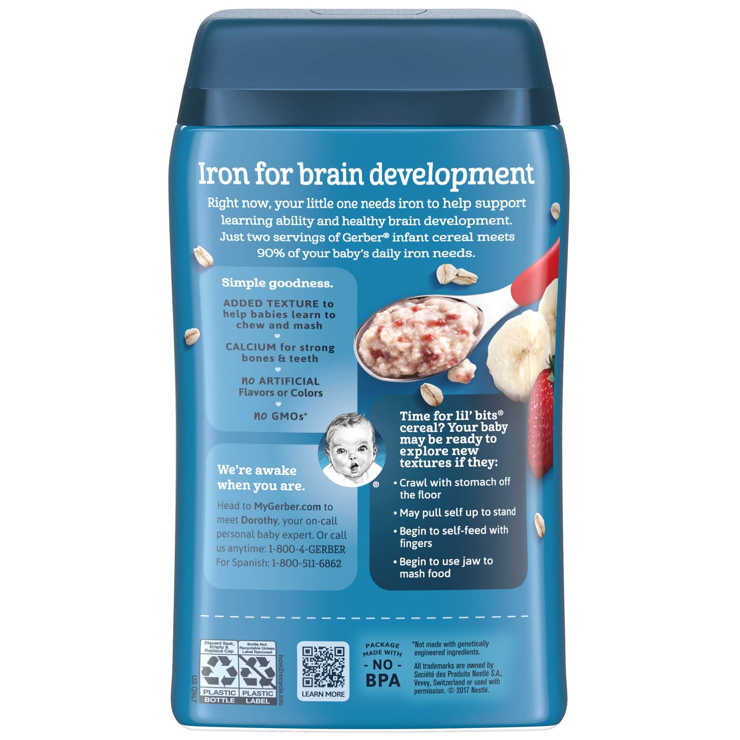 gerber lil bits cereal