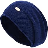 jaxmonoy Slouchy Knit Beanie Hat for Women Winter Soft Warm Ladies Laightweight Slouch Knitted Skull Beanies Cap