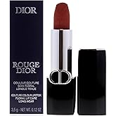 Rouge Dior Velvet Lipstick - 100 Nude Look by Christian Dior for Women - 0.12 oz Lipstick (Refillable)