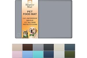 Neater Pet Brands Neater Mat Pet Mats for Food and Water, Dog Bowl Mat Waterproof Silicone, Pet Mat for Dog or Cat, Dog Food 