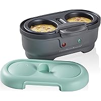 Hamilton Beach 25506 Electric Egg Bites Cooker & Poacher with Removable Nonstick Tray, Makes 2 in under 10 minutes, Teal
