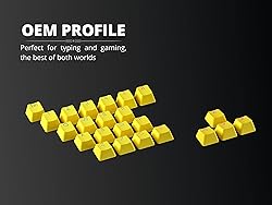 Ranked Rubber Keycap Set | Double Shot Translucent