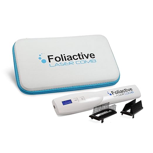 Folilaser Laserbürste gegen Haarausfall- patentierter Laserkamm mit elektronischer Massagefunktion
