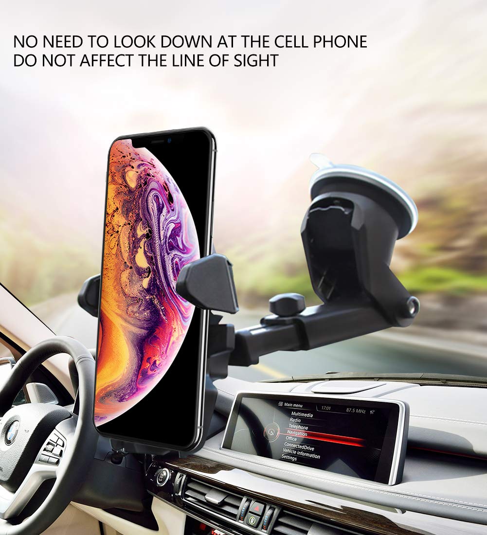 MANORDS Universal Car Mount Holder iPhone, Long Neck One