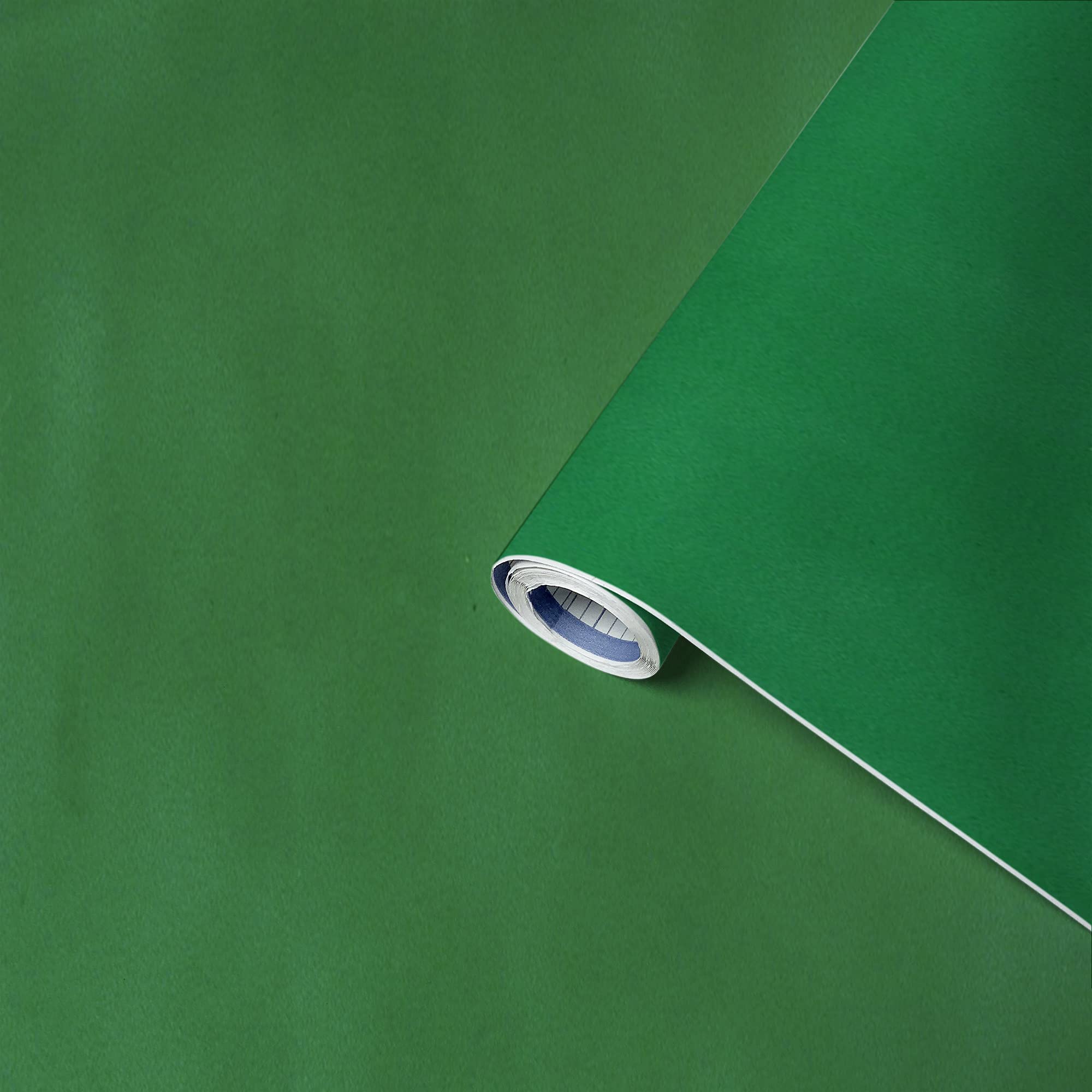 Venilia Adhesive Film, Velvet Look Green, 67.5 cm x 1 m, Thickness 140μ, self-Adhesive Furniture Film, Decorative Film, Wallpaper, Kitchen Film, PVC Without phthalates, Made in EU