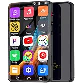 144GB MP3 Player with Bluetooth and WiFi, Senpeng 4" Full Touch Screen MP4 Music Player with Spotify,Parental Control,YouTube,Amazon Music,Android Mainstrem Media Music Player for Kids up to 1TB,Black