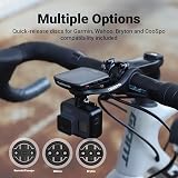 CooSpo Bike Computer Mount Out Front Extension for Garmin Wahoo Bryton view 2