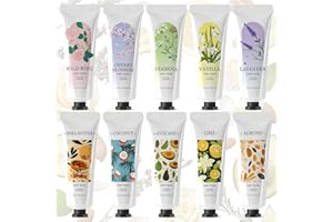 spa luxetique 10 Pack Hand Cream Gifts Mothers Day Gifts for Mom Hand Lotion for Dry Cracked Travel Size Mini Moisturizing Lotion for Women Appreciation Gifts Christmas Gifts for Her 10 x 1.0 oz/30ml