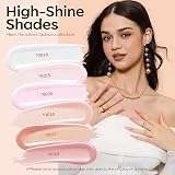 Modelones 8-in-One Nail Builder Gel Kit with Mini Lamp 6 Colors Pink Clear view 6