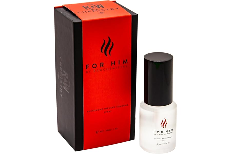 RawChemistry For Him, Pheromone Infused Cologne Spray – Bold, Extra Strength Infused Formula 1 Fl. oz