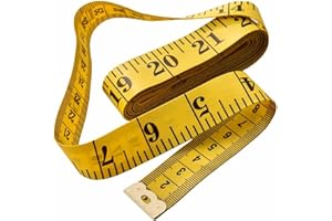 Body Measuring Tape, 1.5m Dual Sided Tape Measure for Body Measuring, Soft Measuring Tape Ruler for Cloth Fabric Tailor and S