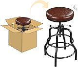 Yaheetech Industrial Bar Stool Rustic Adjustable Height 54.5-71.5 cm view 4